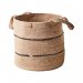Kurvsett Jute, 2 sett, natur/svart