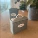 Retro kaffeboks i jern – rektangulær, grønn