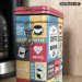 Kaffeboks «coffee in the morning» med trykknapp