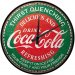 Veggklokke Coca-Cola rød/grønn 31 cm