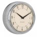 Klokke fra 50-tallet, krom (Plint)