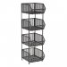 Mesa metallhylle med 4 hyller - Trademark Living