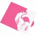 Kort til bursdagen til en gutt med flamingo