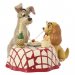 Disney-figuren Lady og Lufsen spiser spaghetti