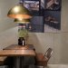 Taklampe Thormann antikmessing – stor