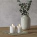 LED-blokklys, 2-pakning, flamme