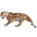 Leopard på jakt – Porselensfigur, 16 cm