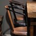 Spisestol Living Svart med skinn Trademark Living