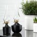 Lysestake for varmelys, emalje, Iris Svart