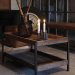 Fleksibel lysestake i industriell stil med plass til seks lys