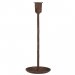 Rustet lysestake i jern, 28,5 cm