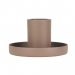 Industriell lysestake, gammelrosa, Ø 7 cm