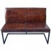 Loungesofa Helen i skinn og jern fra Trademark Living