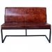 Loungesofa Helen i skinn og jern fra Trademark Living