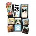Magnetsett «Retro Happy Cat» – 9 små magneter