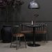 Manhattan jernstol med skinn fra Trademark Living