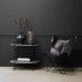 Sidebord/barbord i jern og marmor fra Trademark Living