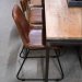 Spisestol Greenwich i skinn og jern fra Trademark Living