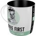 Retromugg – kaffe først