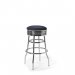 Diner barstol vintage utan rygg svart