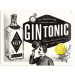 Metallskilt «Gin & tonic», 15 x 20 cm