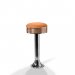 Diner barstol golvfast utan rygg orange