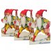 Juledekorasjon: Papirfigurer – Nisse med pakke