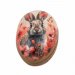 Påskeegg i gammeldags stil, 15 cm, «Lovely Bunnie», rød, 1 stk.