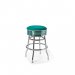 Diner barstol vintage 66 cm utan rygg petrol