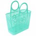Liten strandveske i plast – Mint