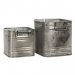 Platekrukke Kvadrat Rusty, 2-sett
