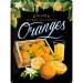 Oranges metallskilt 30 x 40 cm