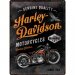Harley Davidson-skilt «Tradition», 30 x 40 cm