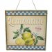 Plateskilt «Lemonade» med oppheng, 30 x 30 cm