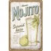 Metallskilt «Mojito» 20 x 30 cm