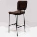 Barstol Astoria med quiltet skinn fra Trademark Living