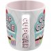 Retro-krus med cupcake-motiv