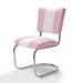 Retro stol swing tvåfärgad rosa/lila