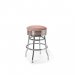 Diner barstol vintage 66 cm utan rygg rosa