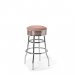 Diner barstol vintage utan rygg lilarosa