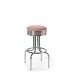 Diner barstol retro utan rygg rosalila
