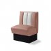 Diner-sittebås – retro-sofa, endeelement 70 cm