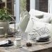 Rustet lysestake i jern, 28,5 cm