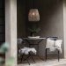 Saigon taklampe natur/grå utendørs – Pr Home