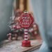 Julepynt til juletreet: «Santa stop here»