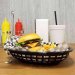 Serveringskurv, stor, svart (dinerbasket)
