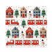 Juleservietter «Cozy Christmas Town»