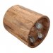 Sidebord i tre «Kub» med hjul, H 47 cm, Trademark Living