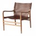 Faro lenestol med armlener – Sienna brown