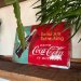 Coca-Cola 1950 drikkevareskilt 20 x 30 cm
